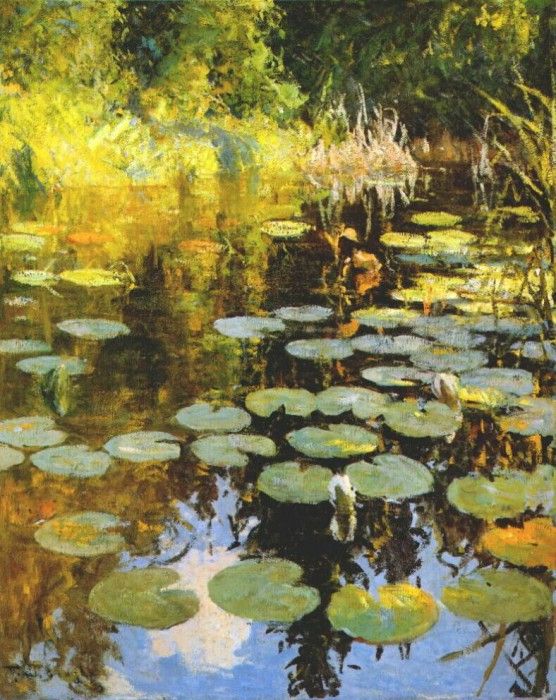 benson lily pond 1923.   