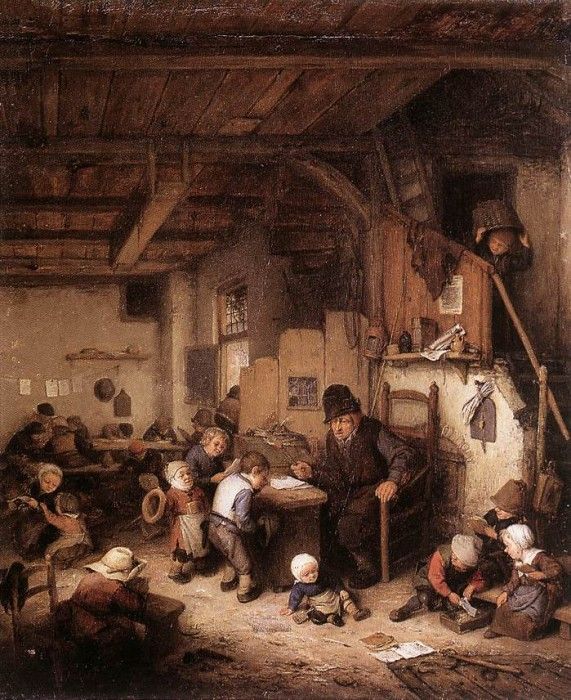 OSTADE Adriaen Jansz van The School Master. ,  