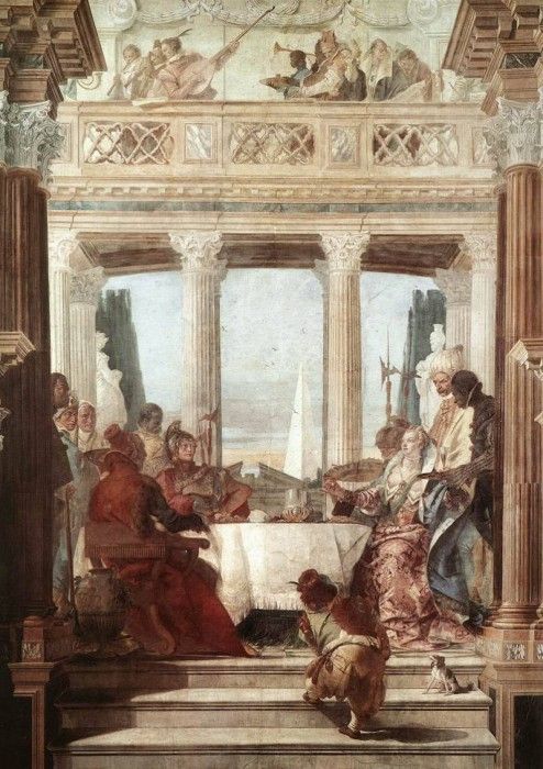 Tiepolo Palazzo Labia The Banquet of Cleopatra. ,  