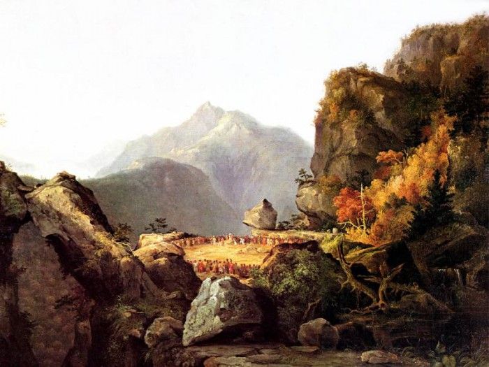 JLM-1827-Thomas Cole-Last of the Mohicans. , 