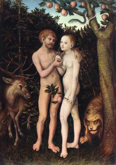 CRANACH Lucas the Elder Adam And Eve 1533. ,  