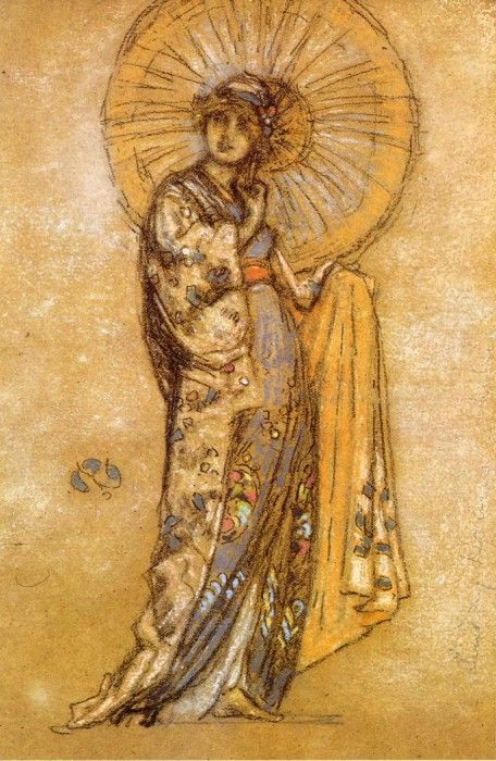 Whistler The Japanese Dress. ,   