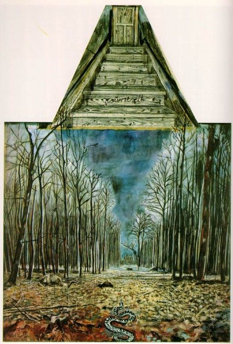 Kiefer Resurrexit, 1973 (200 Kb)  Oil, acrylic, and charcoal. , 