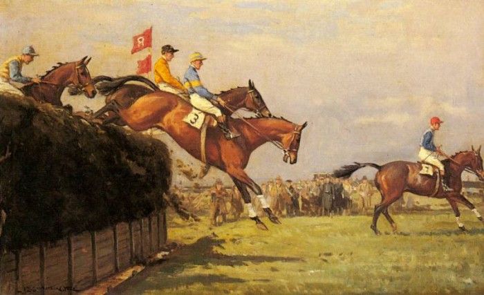 Wells John Sanderson The Grand National Steeplechase. ,  