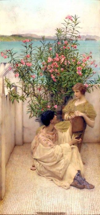 Alma Tadema Courtship. - 