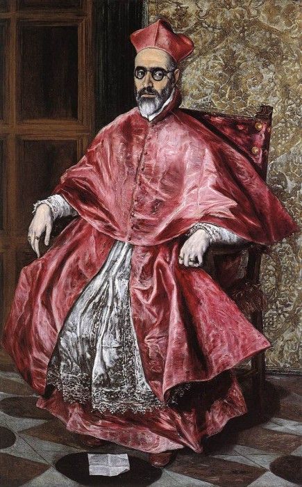 El Greco Portrait of a Cardinal. , -