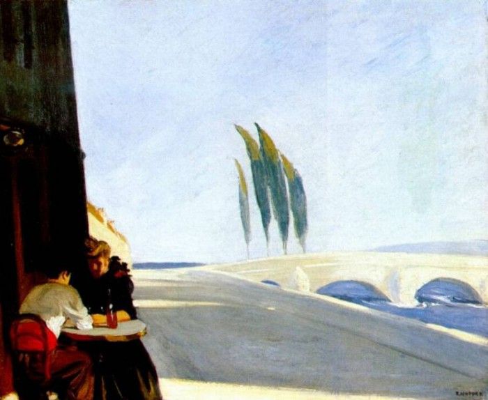 hopper le bistro or the wine shop 1909.  