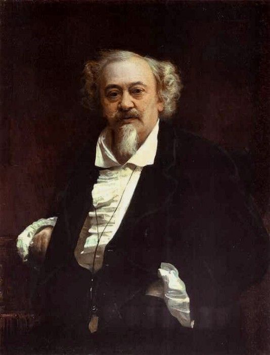 Kramskoi Portrait of the Actor Vasily Samoilov. ,  