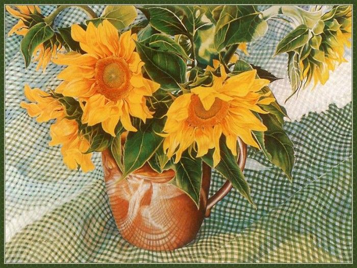 cr LuanneDAmico-Sunflowers. , Luanne