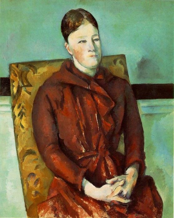 Cezanne - Madame Cezanne in a Yellow Chair. , 