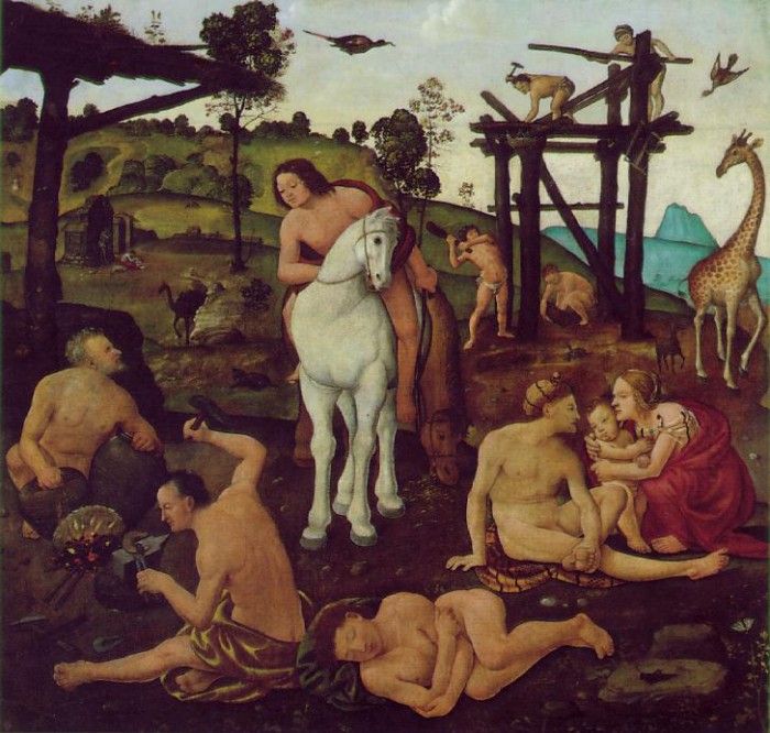 Piero di Cosimo Vulcan and Aeolus, ca 1495-1500, 155,5x166,5. ,  