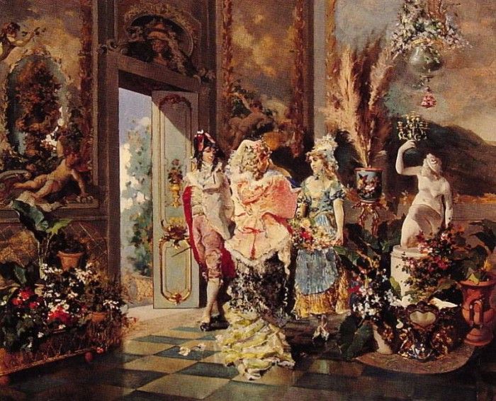 Rococo manners. ,  