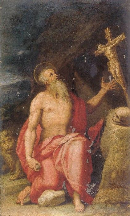 Saint Jerome in the Wilderness. , 