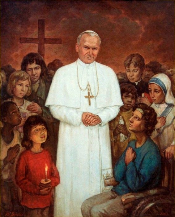 Babailov Igor Portrait of Pope John Paul II. ,  