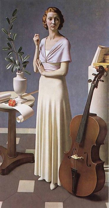 Portrait of a Young Woman 1935 81x42.5in.   