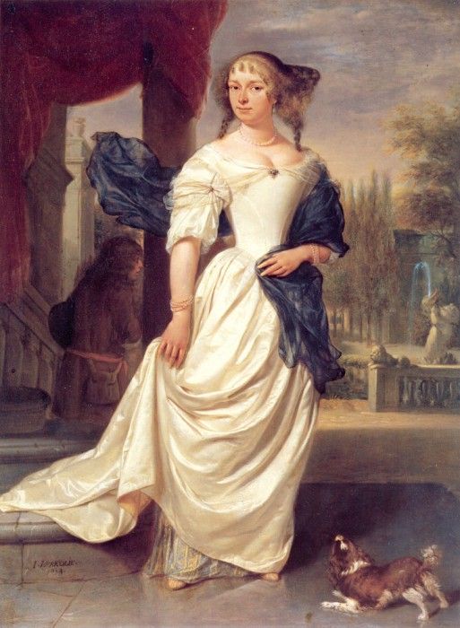 Portrait of Margaretha Delff Wife of Johan de la Faille. Verkolje, 