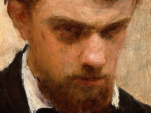 Fantin Latour Self Portrait 1861 detail3. -, ---