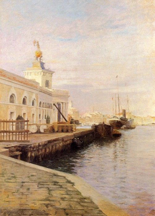 Stewart Julius LeBlanc View Of Venice. ,  