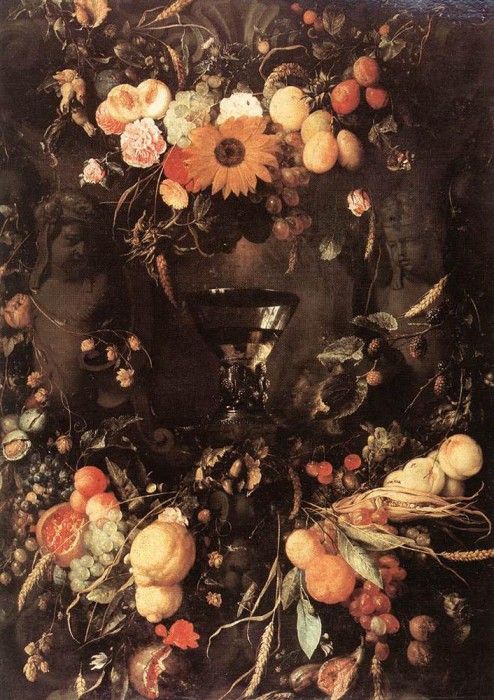 HEEM Jan Davidsz de Fruit And Flower Still Life. ,   