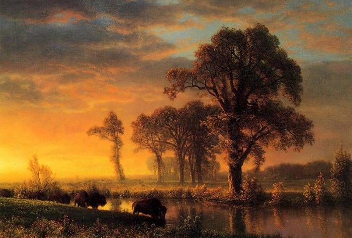 Bierstadt Albert Western Kansas. , 