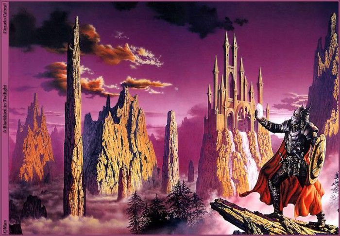 QMan CC TAOC 529 A Blackbird in Twilight. Cabral