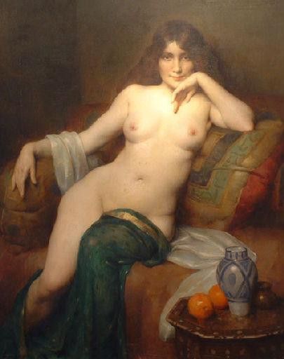 Le repos du modele. Tanoux,  Adriene