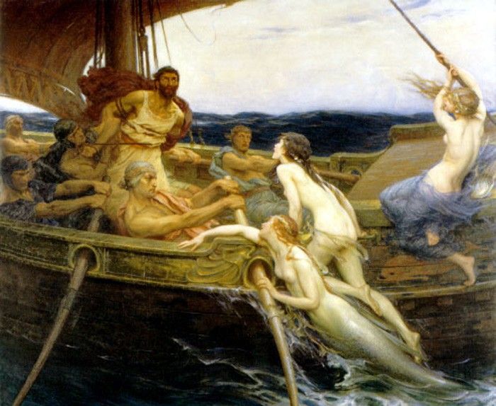 Draper Herbert James Ulysses and the Sirens.   