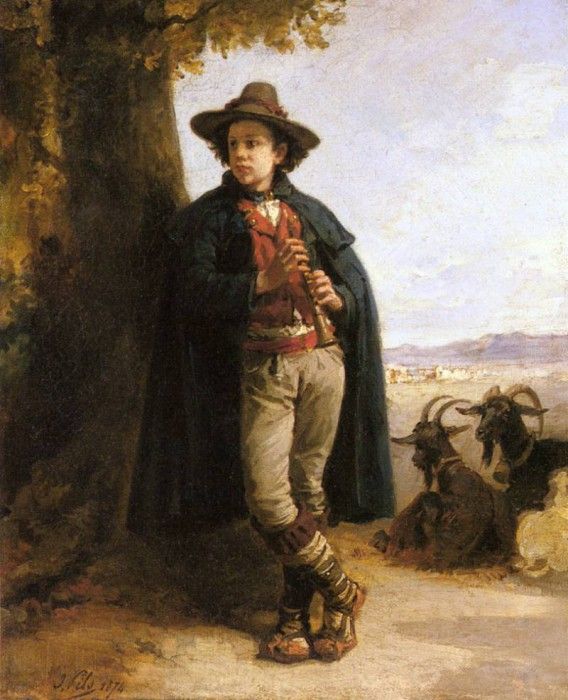 Pils Isidore Alexandre Augustin The Shepherd Boy. Pils, Исидор