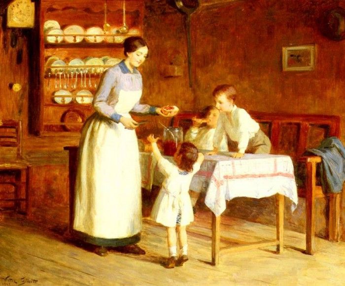 Gilbert Victor Gabriel Le Gouter Des Enfants. ,  