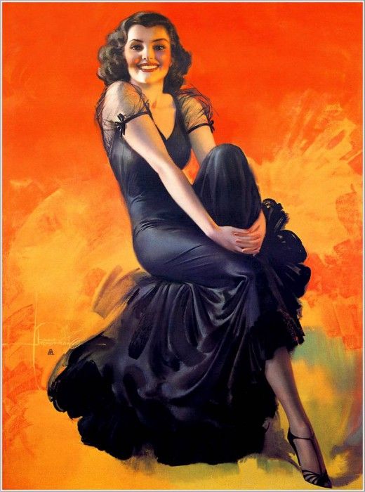 Cos 044 Rolf Armstrong Ill Be Waiting. , 