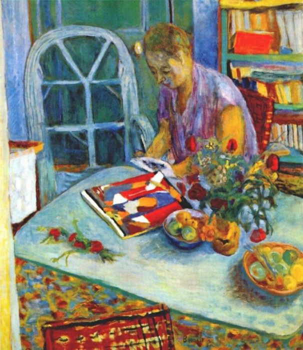 bonnard woman in an interior 1925.  