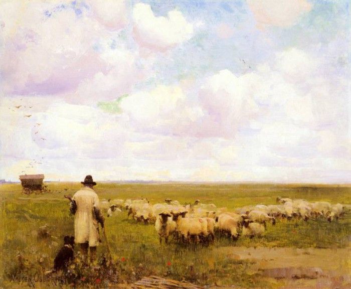 Osborne Walter Frederick The Return Of The Flock. ,  