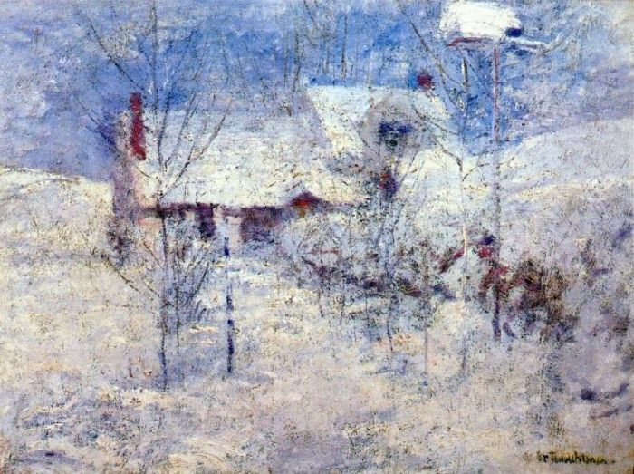 twachtman snowbound c1890s. Twachtmann,  