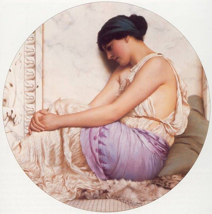 Godward A Grecian Girl 1908. ,  