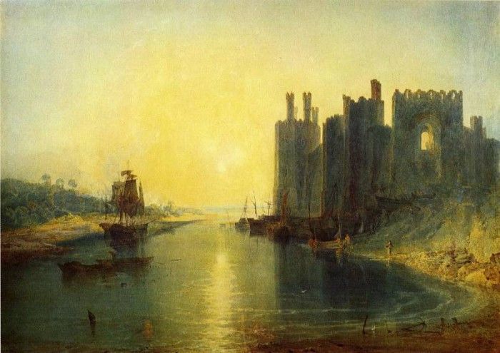 Turner Joseph Mallord William Caernarvon Castle. ,   