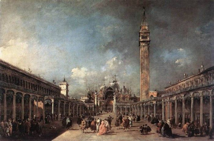 GUARDI Francesco Piazza di San Marco.  