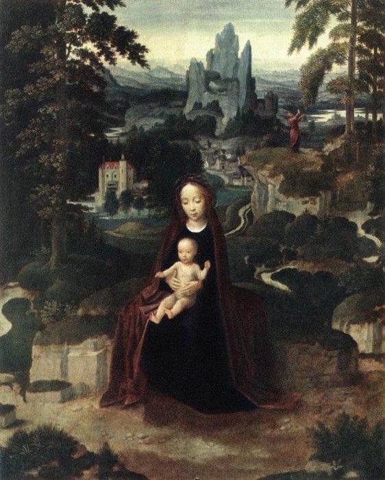 ISENBRANT Adriaen Rest during the Flight to Egypt. Isenbrandt,  Ysenbrandt