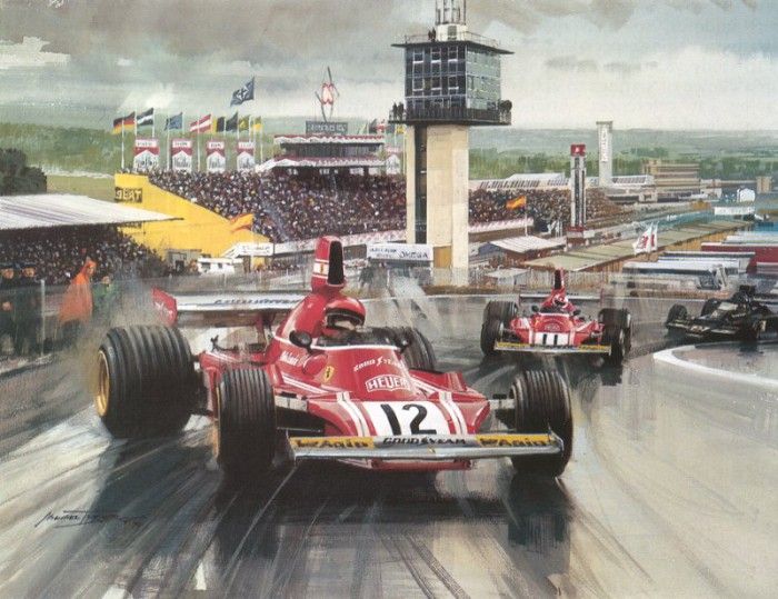 Cma 074 1974 spanish gp lauda and reggazoni win for ferrari. ��� ���