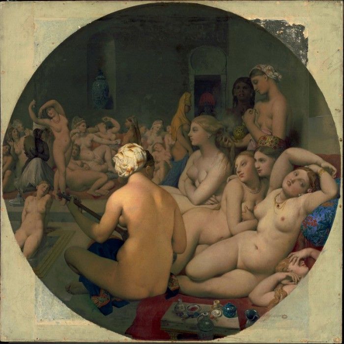     -   [The Turkish Bath] (1852-1859). ,   