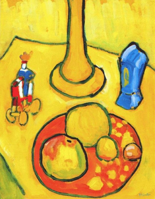 munter still life yellow 1909.  