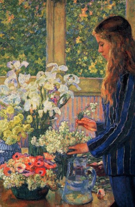 Theo Van Rysselberghe - Garden Flowers, De. Rysselberghe  