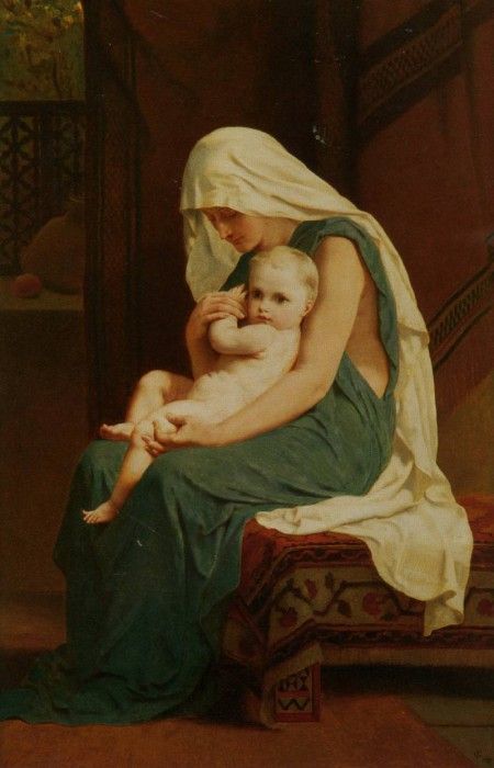 Goodall Frederick Mother and Child 1875. , 