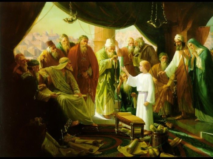 The Christ Child in the Temple 1898-1911 129.8x173.5cm. , 
