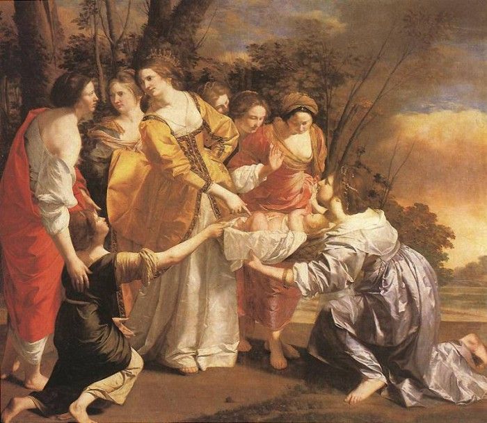 GENTILESCHI Orazio Finding Of Moses. , 