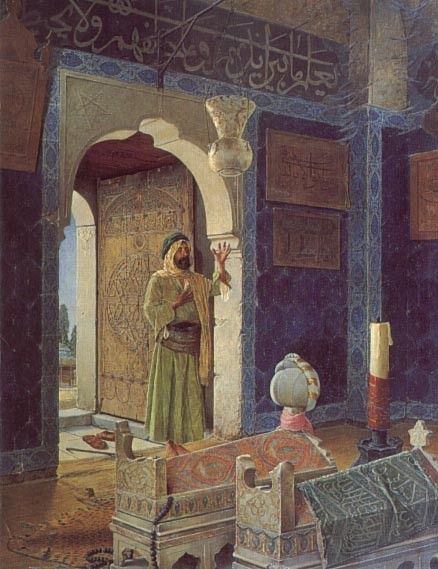 Old Man before Childrens Tombs. ,  