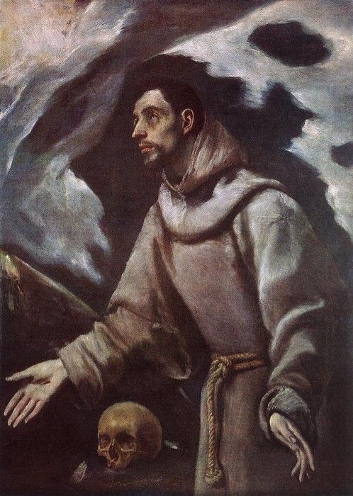 El Greco The Ecstasy of St Francis c1580. , -