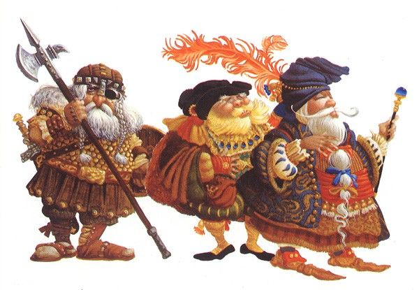 bs-ew-Dwarf Trio 02 [James C. Christensen]. ,  .