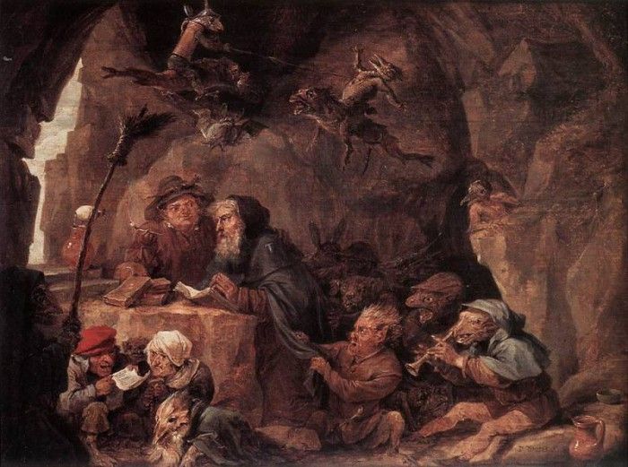 TENIERS David the Younger Temptation Of St Anthony. ,  