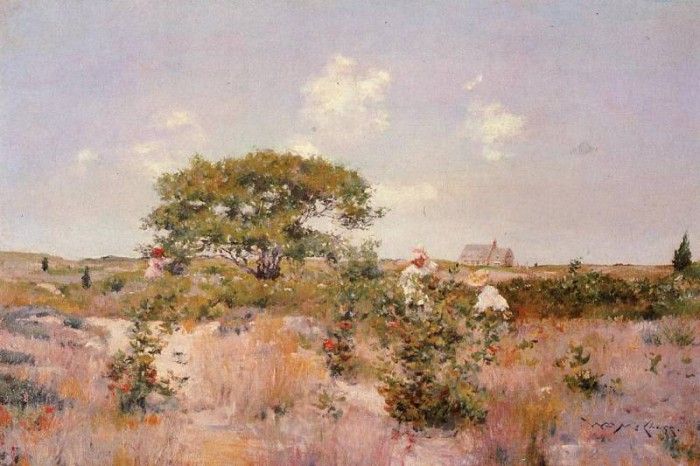 Chase William Merritt Shinnecock Landscape c1892. ,  