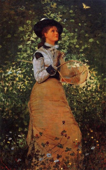 Homer Winslow The Butterfly Girl. , 